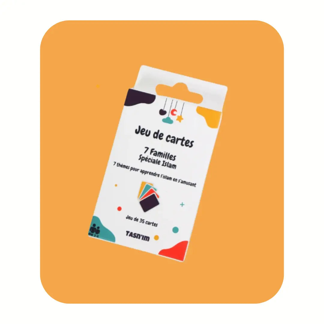 Jeu de cartes Islam Les 7 familles 💚 - Tasnim